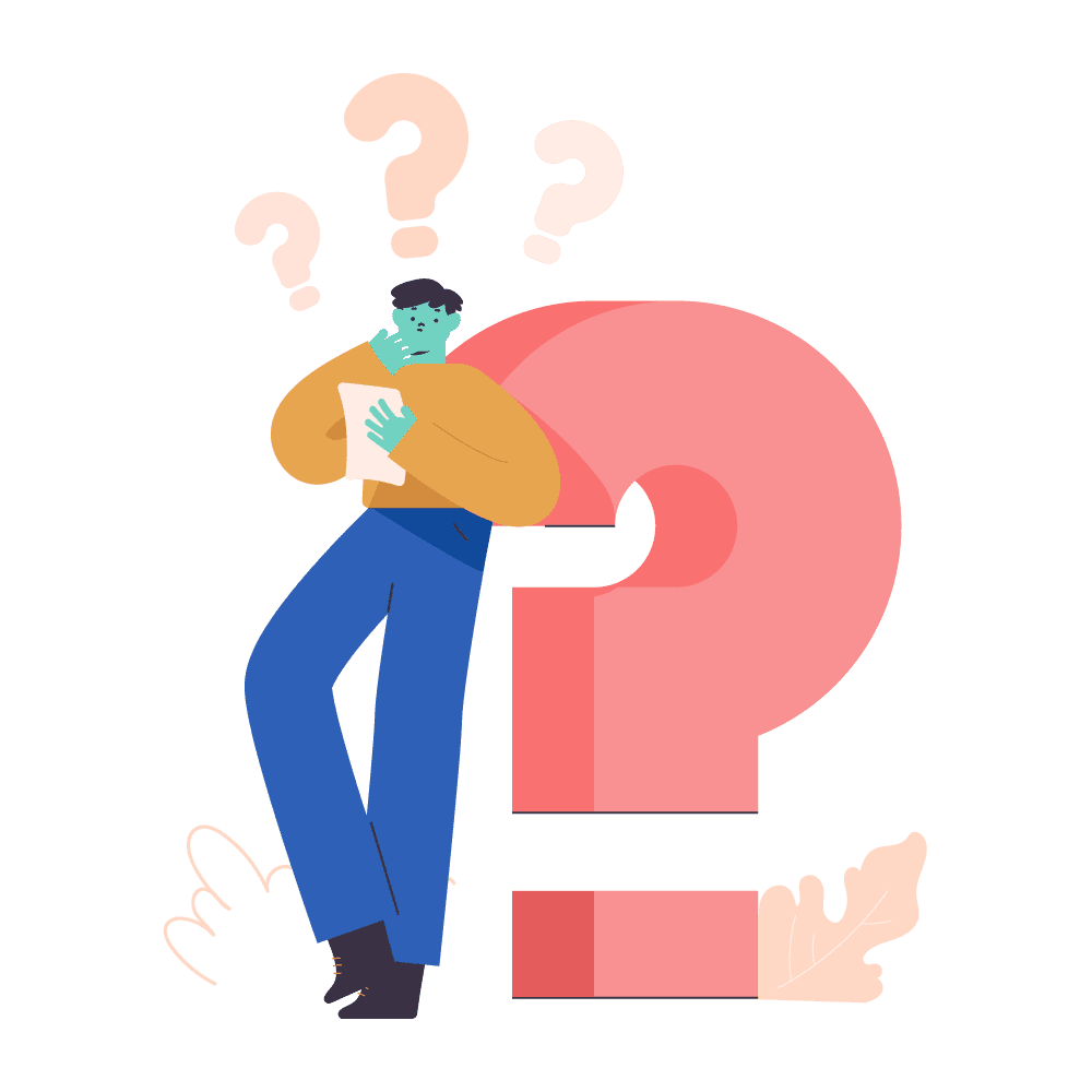 questions flat illustration H8Q6NNR