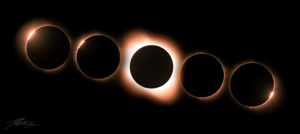 Hybrid Solar Eclipse