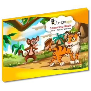 (Age 2-3 yrs) Every child is an Artist with our Pre KG Colouring Book/Junior KG Art & Craft Book/Senior KG Art &Craft Book: These books surprise the children with lot of creative activities like: Tear and stick, make a collage, vegetable and hand printing and much more ! Become a creator with our Art & Craft Books!